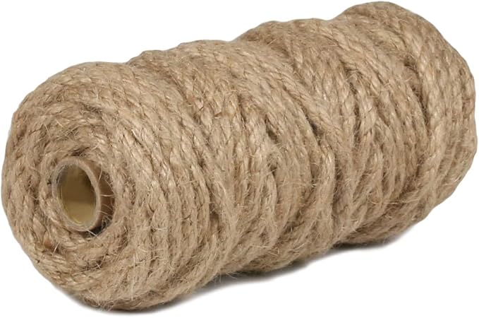 PerkHomy Jute Twine String 6mm Natural Thin Ribbon - Image 4