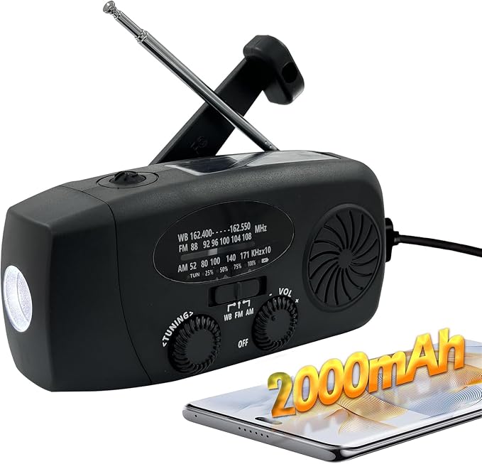 Emergency Hand Crank Radio by SonicRapid