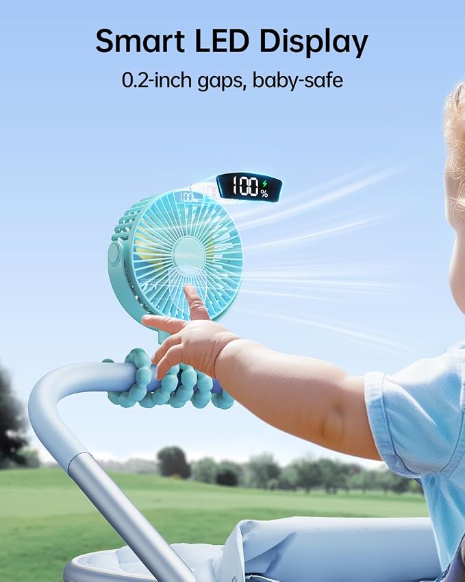 SWEETFULL Portable Stroller Fan - Image 2