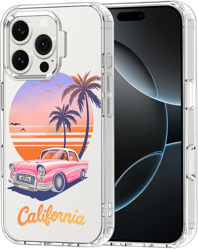 MOSNOVO for iPhone 16 Pro Case, Shockproof Military-Grade Protection 6.6ft Drop by Mosnovo