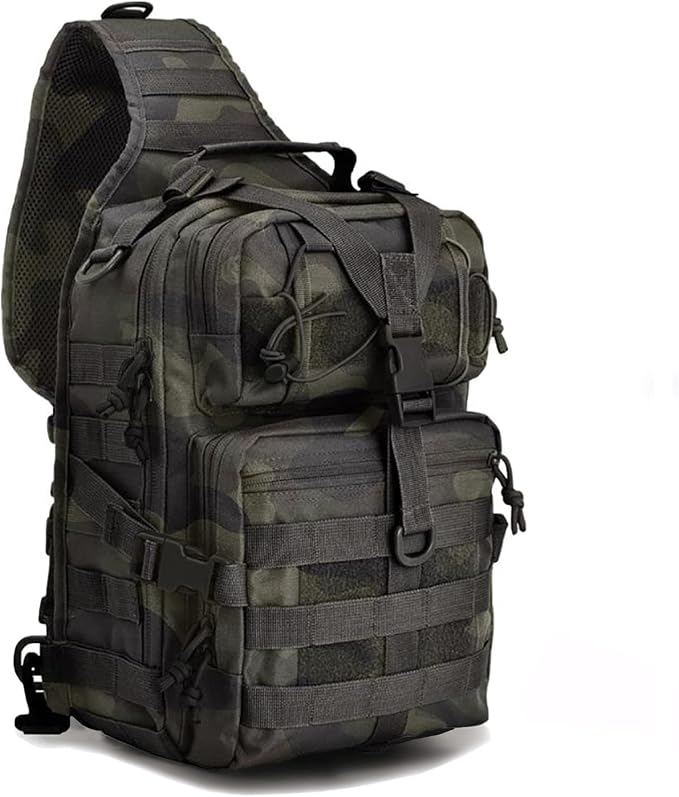 hopopower Tactical Sling Bag, Sport Bag Military Rover Shoulder Backpack EDC by Hopopower