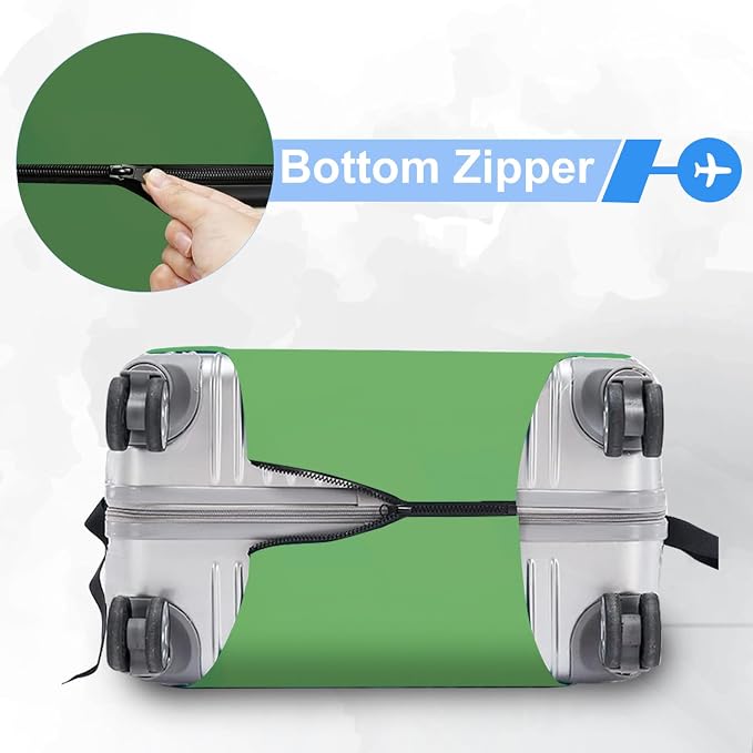 ANNA QUEEN Black Cat Hanging Cartoon Luggage Cover, Cute Stretchable Suitcase - Image 5