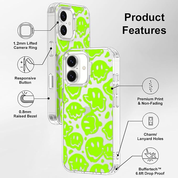MOSNOVO for iPhone 17 Case | Military Grade 6.6ft Drop Tested | Camera Control - Image 7