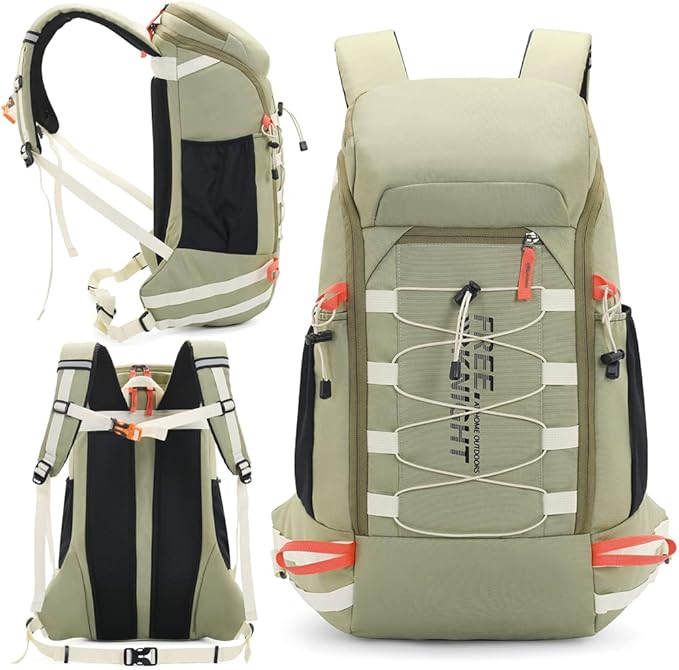 Bseash 40L Waterproof Hiking Camping Backpack - Image 2