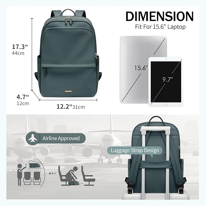 GOLF SUPAGS Women Laptop Backpack Casual Daypack - Image 5