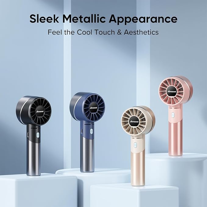 AMACOOL Portable Handheld Turbo Fan, Mothers Day Gifts - Image 3