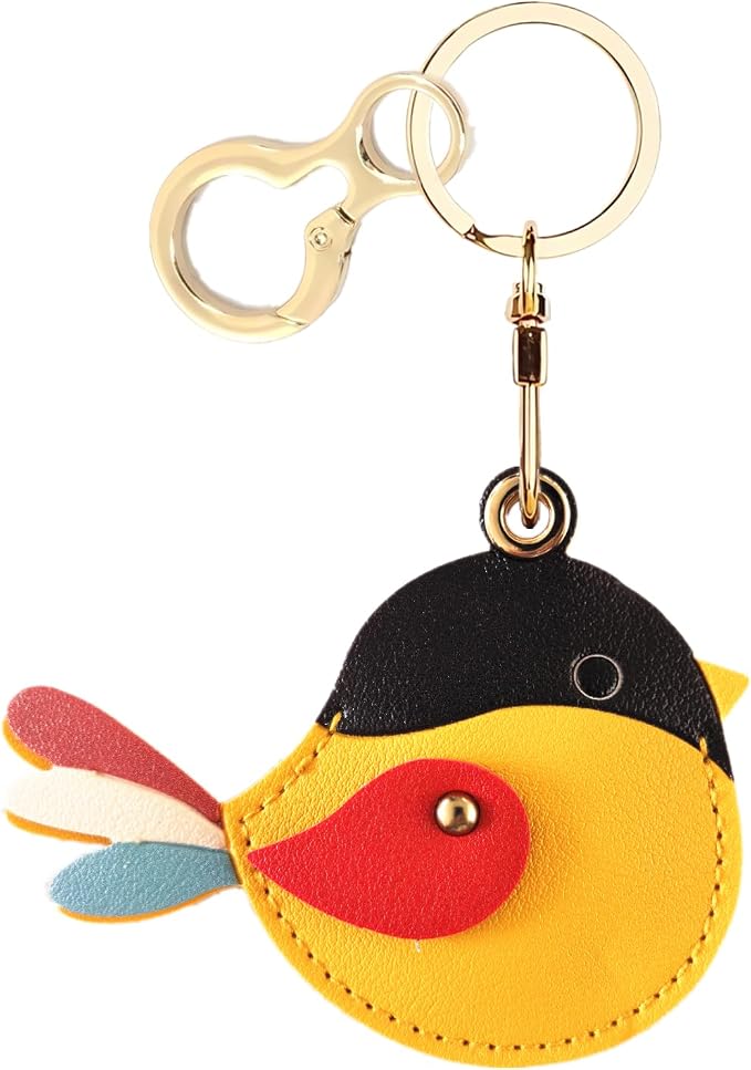 BORKUANA Leather Keychain Holder Case Compatible by BORKUANA