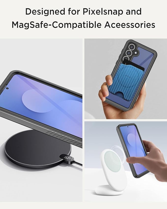 Miimall for Samsung Galaxy S25FE Phone Case Waterproof, 12FT Military Drop Proof - Image 4