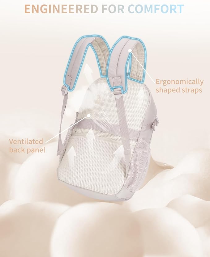 ECOHUB Travel Backpack for Women, 17.3 inch Suspended Laptop Backpack, Fashion - Image 5