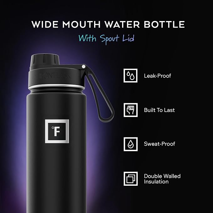 IRON °FLASK Camping & Hiking Hydration Flask - Image 2