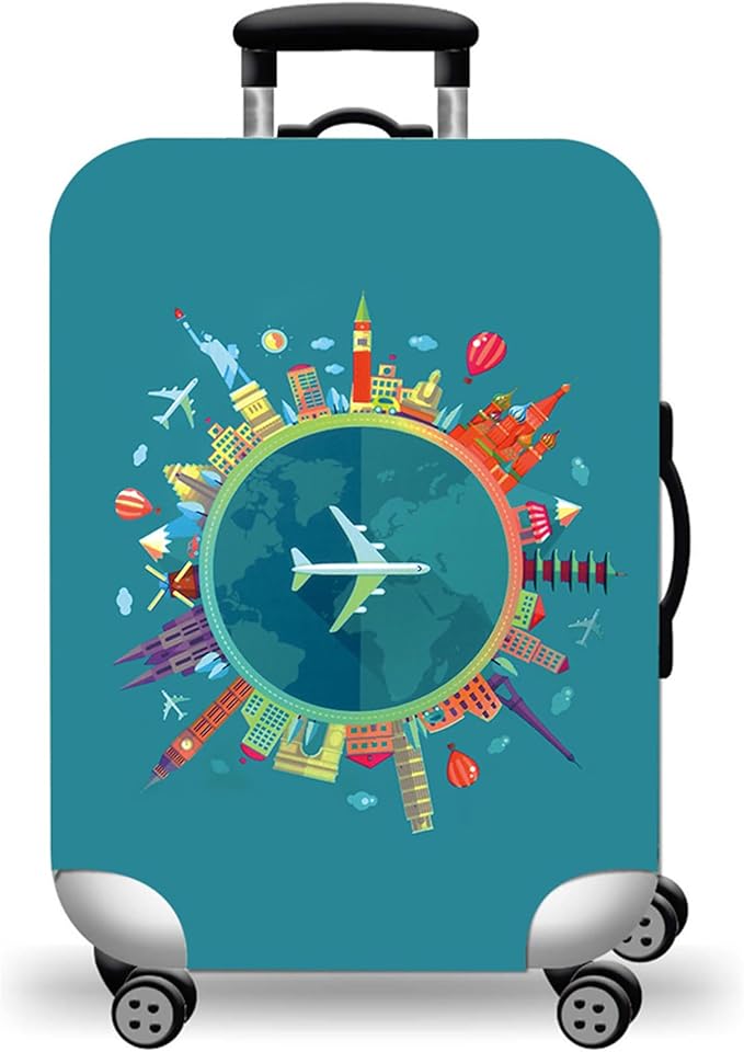 WUJIAONIAO Travel Luggage Cover Baggage Suitcase Cover Protector Skins 18-32 by WUJIAONIAO