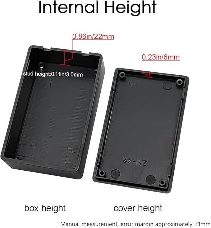 LeMotech Project Box 10 Pieces ABS Plastic Electrical Project Case Small - Image 4