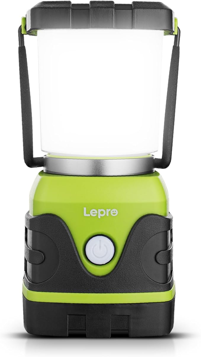 LE 1000LM Battery Powered LED Camping Lantern, Waterproof Tent Light by Lepro