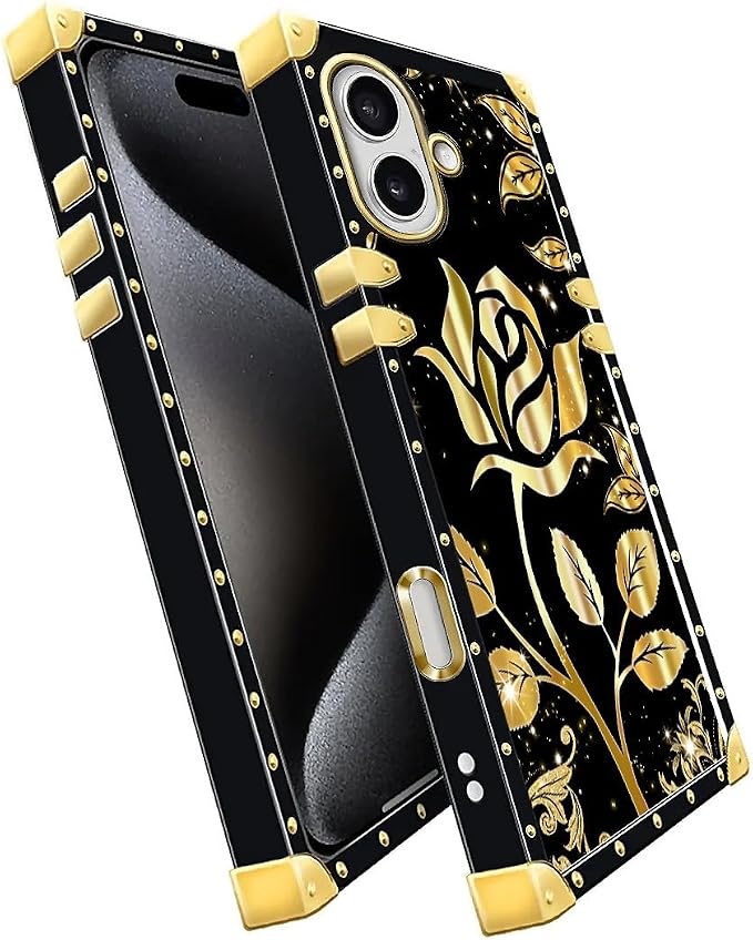 for iPhone 17 Case Luxury Golden Decoration - Image 3