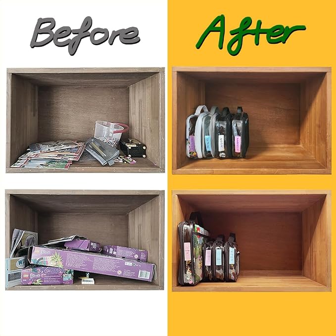 holay 4 Packs Large PVC Toy Storage Organizer - Image 2