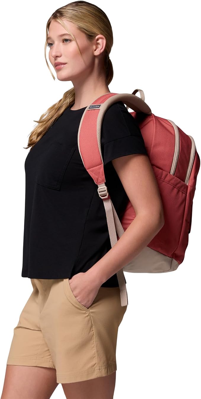 Columbia Unisex Buxton 26L Backpack, Washed Red/Ancient Fossil, One Size - Image 6