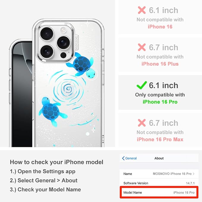 MOSNOVO Case for iPhone 16 Pro - Image 2