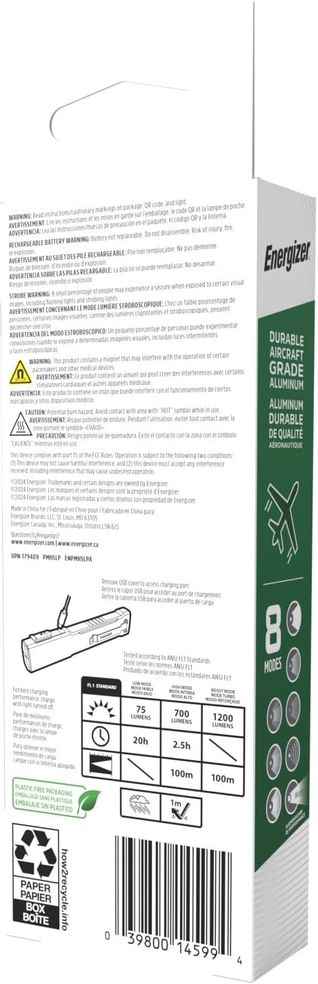 Energizer 1200SL-R Flashlight Rechargeable - Image 8