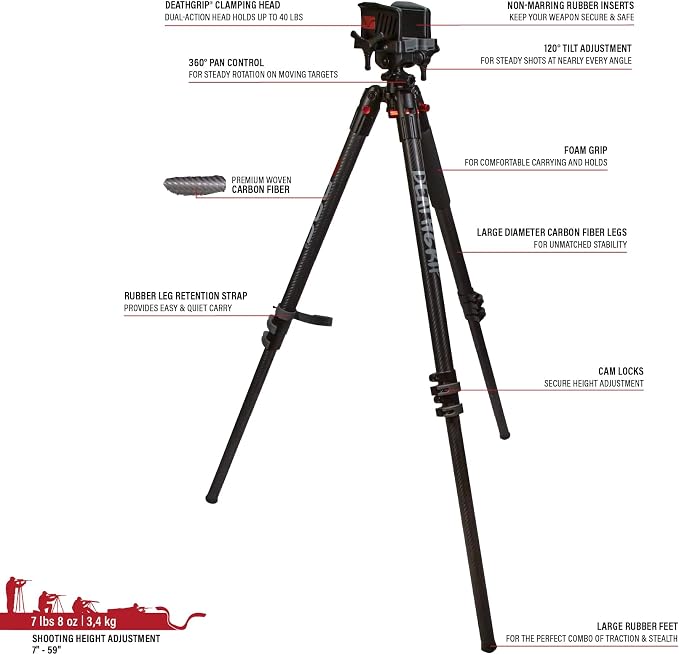 BOG DeathGrip Aluminum Tripod - Image 5