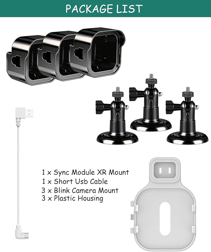 Wall Mount for Blink Outdoor 4 and 3rd Gen Camera, 3 Weatherproof Housings and - Image 8