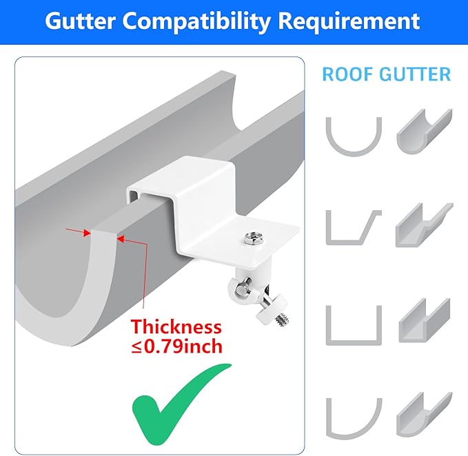 2Pack Gutter Mount Compatible - Image 4