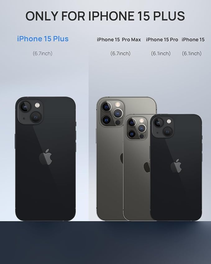 Lanhiem Magnetic for iPhone 15 Plus Case, IP68 Waterproof Dustproof Case - Image 5