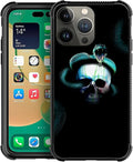 for iPhone 14 Pro Case, Skeleton Winding Snake Pattern Graphic Design Girl Boy by FKBRCL4U