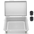 Zulkit Junction Box, IP67 Waterproof Electrical Box Hinged Cover Stainless by Zulkit