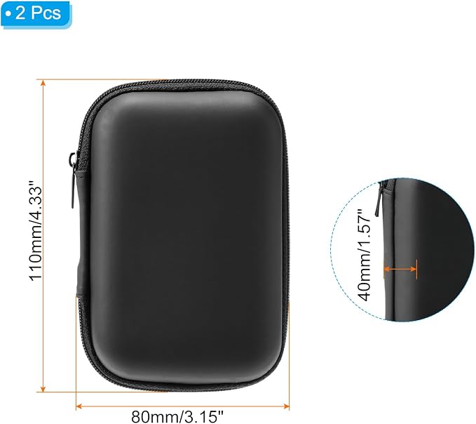 PATIKIL 4.33x3.15 Electronic Organizer Case, Charger Cord - Image 2