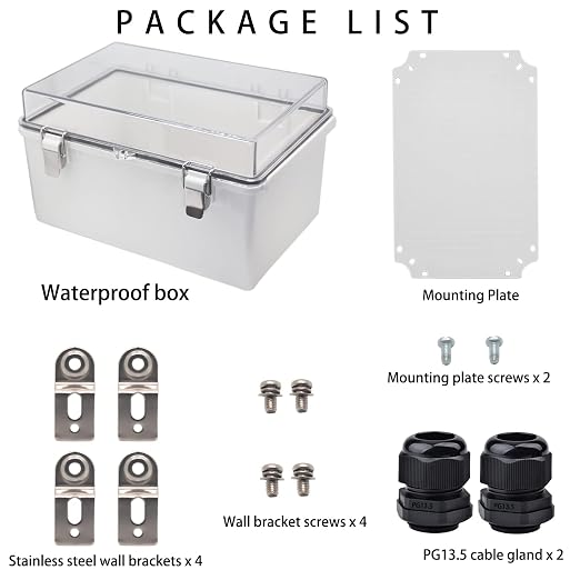 Outdoor Waterproof Electrical Box Junction Box Weatherproof IP67 ABS Plastic - Image 4