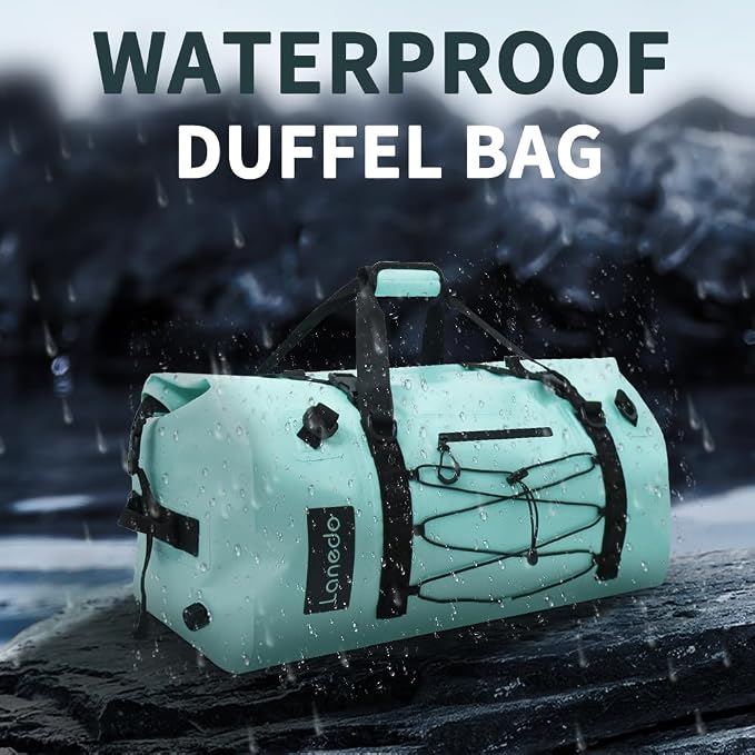 80L Dry Bag Large Waterproof Bag Roll-Top Heavy Duty Fishing Duffel Bag - Image 2