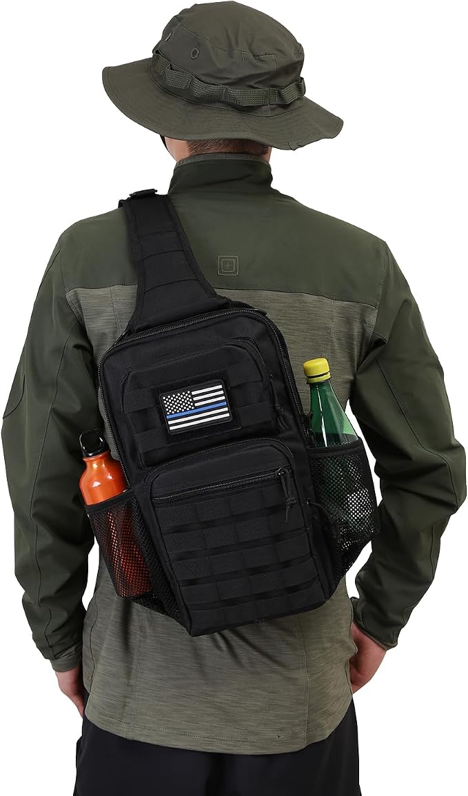 Rover Sling Pack Tactical Shoulder Sling Bag Backpack - Image 7