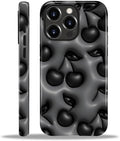 for iPhone 11 Pro Case, HL2 Cute Cool Cherry Black Hybrid 2 Layer Hard Shell by Unknown