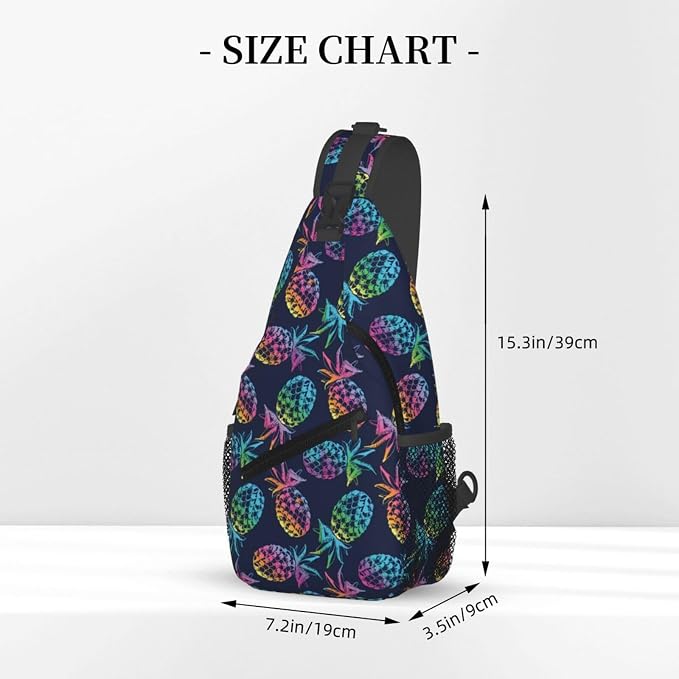 Tropical Fruits Pineapple Sling Bag - Image 3
