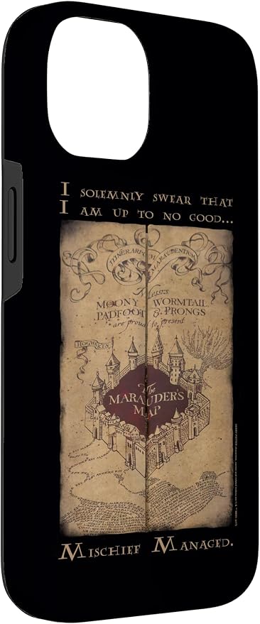 iPhone 14 Harry Potter Marauder's Map Words Case - Image 3