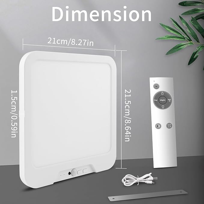 USB C Rechargeable Motion Sensor Ceiling Light 550LM - Image 4