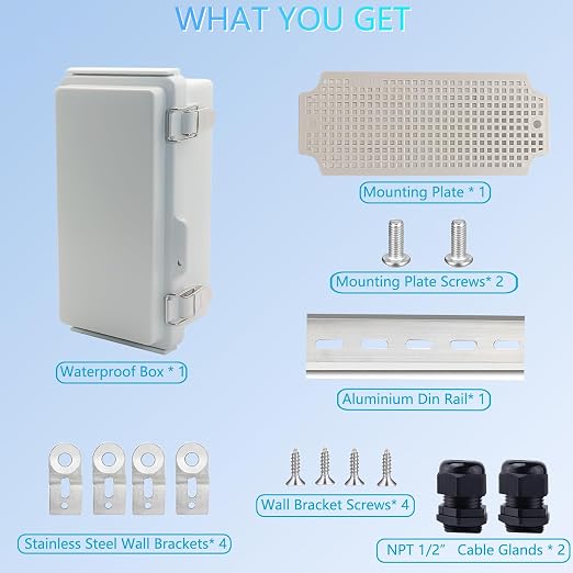 IP67 Waterproof Junction Box, ABS Plastic Electrical Enclosure - Image 7