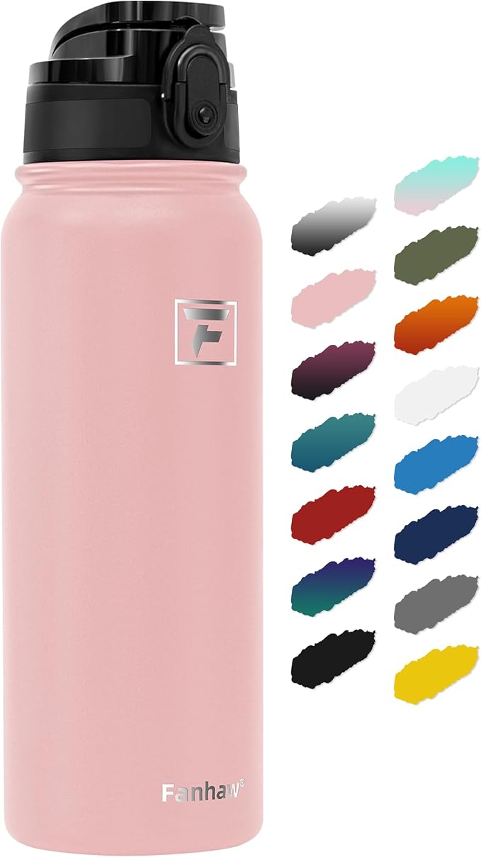 Fanhaw 20 oz Insulated Stainless Steel Water Bottle by FANHAW