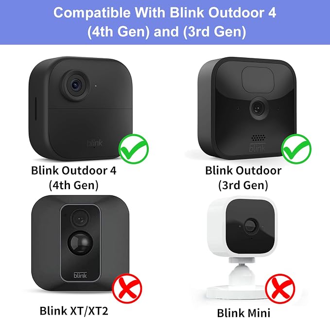 3 Pack Wall Mount for Blink Outdoor 4 and Outdoor, Weatherproof Protective - Image 2