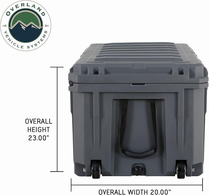 Overland Vehicle Systems 40100031 Dark Gray 169 QT Dry Box Storage - Image 3