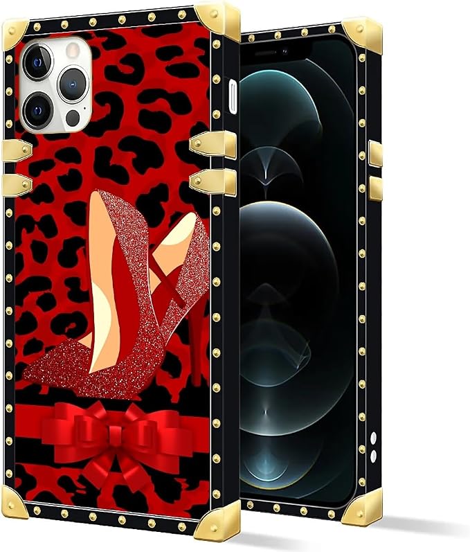 Compatible with iPhone 11 Pro Max Case, Elegant High Heels Luxury Golden - Image 2