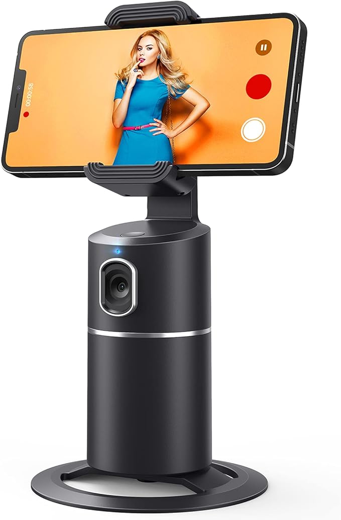 camrola Auto Face Tracking Phone Holder, No App Required, 360° Rotation Face by camrola