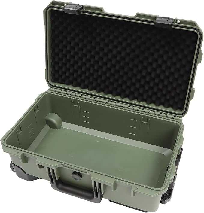22" Weatherproof Hard Case Rolling Waterproof Case Dry Box - Image 6