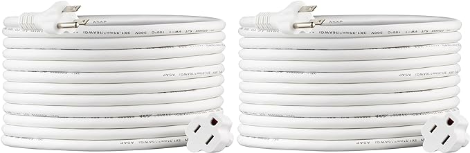 Amazon Basics Extension Cord, 13 Amps, 20 Foot by AmazonBasics