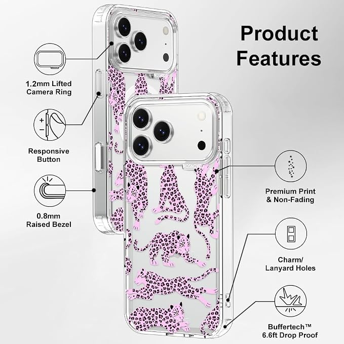 MOSNOVO for iPhone 17 Pro Max Case | Military Grade 6.6ft Drop Tested | Camera - Image 7