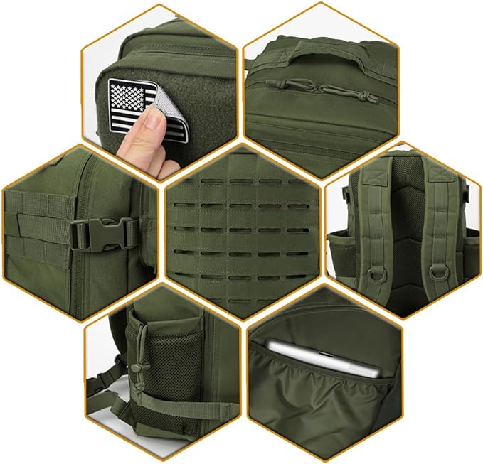 QT&QY 25L/45L Military Tactical Backpack - Image 6