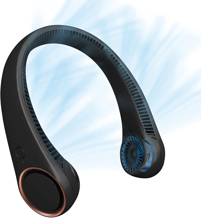CIVPOWER Neck Fan: Portable Personal Neck Cooling Rechargeable Bladeless Fan by CIVPOWER