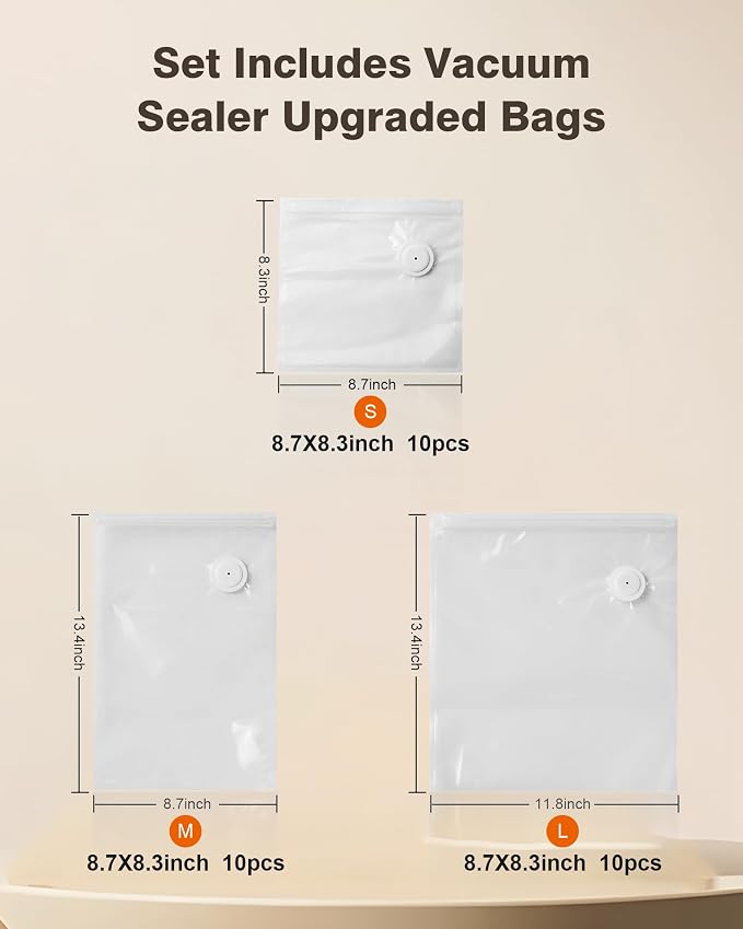 Vacuum sealer for food, Chef’s Design to Preserve Freshness, Compact Handheld - Image 7
