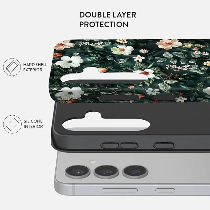 Compatible for Samsung Galaxy S25 Plus 5G Case, Dual Layer Heavy Duty 2 in 1 - Image 2