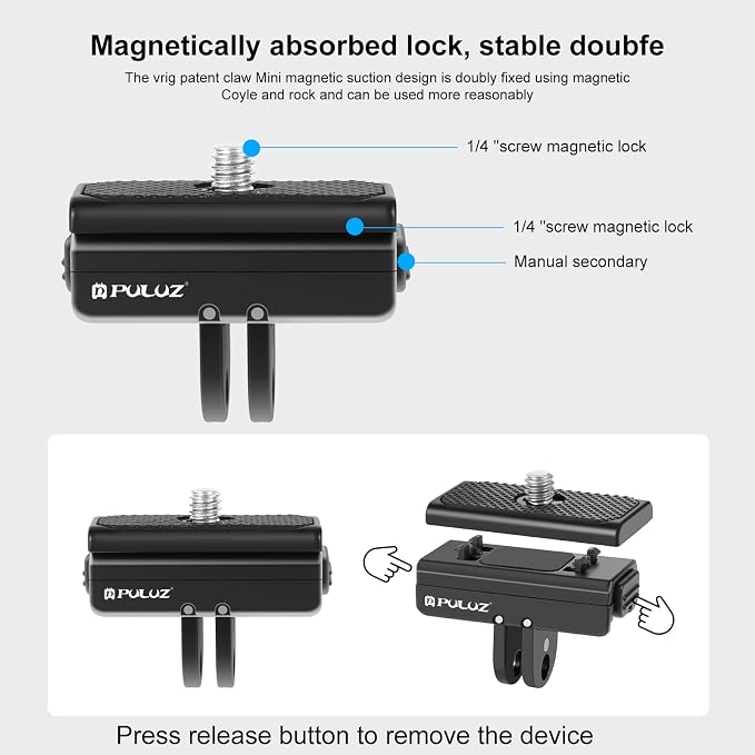 PULUZ Magnetic Quick Release Mount - Image 2